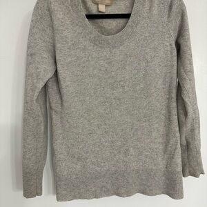 Banana Republic Light Gray Women's Cashmere Sweater